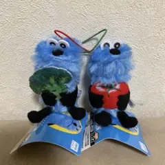 パペットスンスン 新鮮！ 野菜 食べ物 マスコット　 2種 ブロッコリー　トマト