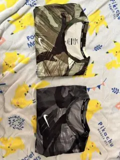 Nike Pro カモフラージュ Tシャツ M テニスウェア