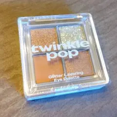 TWINKLE POP グリッターアイパレット #04 アプリコットレイヤー