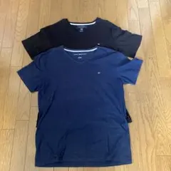 TOMMY HILFIGER Vネック Tシャツ Mサイズ 2枚セット 訳あり