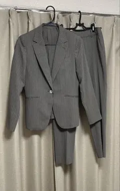 【使用回数低】洋服の青山パンツセットアップ上下(11号)※夏向け