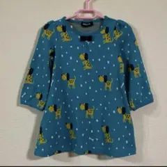 クレードスコープ　ワンピース　犬　90サイズ