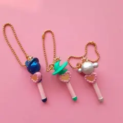 セーラームーン　ダイキャストチャーム　外部太陽系戦士　3点セット