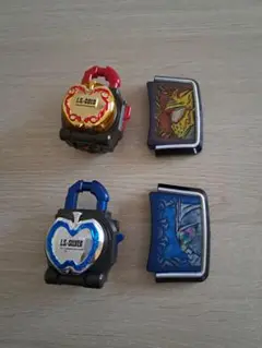 仮面ライダー 鎧武　金&銀のりんごロックシード セット
