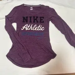 Nike Athletic Dept. パープル長袖Tシャツ M