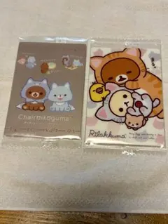 리락쿠마 ウエハースカード 코리락쿠마 チャイロイコグマ キイロイトリ