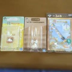 夏目友人帳 ニャンコ先生 一番くじ チャーム まとめ売り 3点