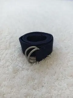 Ralph Lauren ネイビー リング付きベルト