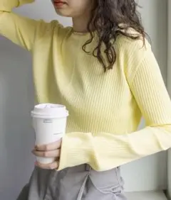 クロップド ニット