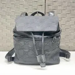 S*◎様 GUCCI ブラック GGパターン バックパック
