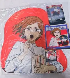 セガラッキーくじ　呪術廻戦　クッション　アクスタ　缶バッジ　ステッカーセット