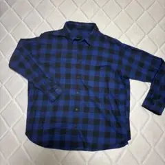 GU ジーユー　長袖　ネルシャツ　チェックシャツ　XL