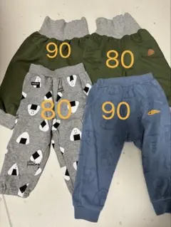 ミモランド キッズ パンツセット 80, 90サイズ