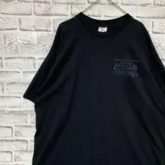USA製90sヴィンテージTシャツ！シングルステッチ　ブラック半袖古着XL 24