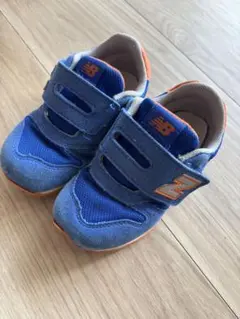 New Balance 373 スニーカー 青オレンジ 14.5 ニューバランス
