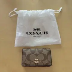 coach キーケース　ブラウン