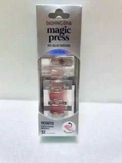 DASHING DIVA MAGIC PRESS ネイルチップ　ピンクのサムネイル