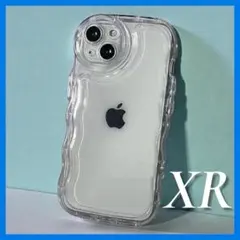 iPhoneXR ウェーブ クリア 透明 アクスタ スマホケース カバー カードのサムネイル