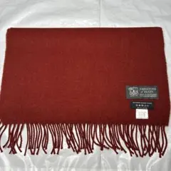極美品 ジョンストンズ カシミヤ100％ 中判マフラー ブラウン 国内正規品