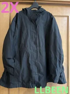 エルエルビーン／2X／ブラック マウンテンパーカー フード付き／大きいサイズ