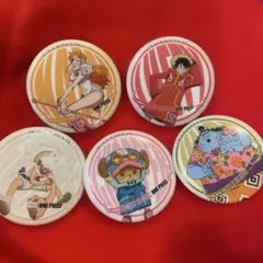 ダイソー ONE PIECE 缶バッジ 5個セット