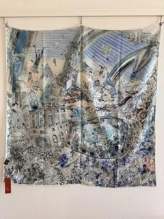 新品 マルベリーシルク、羊毛スカーフ