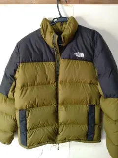 THE NORTH FACE ダウンジャケット オリーブグリーン/ブラック