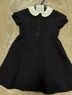 ファミリアワンピース　濃紺　120cm