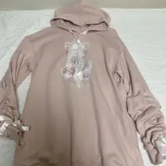 ハニーシナモン　パーカー　ワンピース　ピンク
