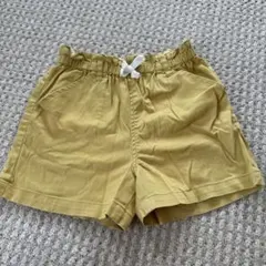 petit main 120サイズ イエロー 半ズボン