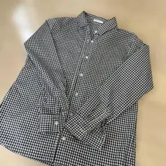 Comfort basic チェック柄 長袖シャツ M