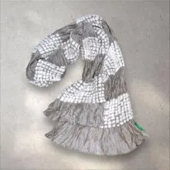 【UNITED COLORS OF BENETTON】グレー ストール・ショール