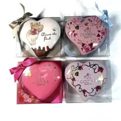 GODIVA Gキューブ 空き缶 4点セット