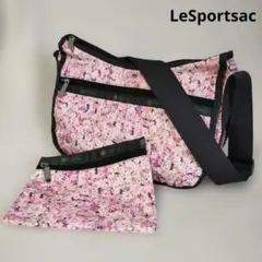 LeSportsac レスポートサック クラシックホーボー ショルダーバッグ 花