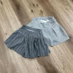 petit main キュロットスカート 2枚セット