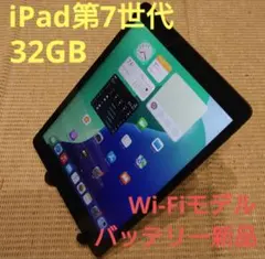 7MF3M 完動品iPad第7世代(A2197)本体32GBグレイ送料込