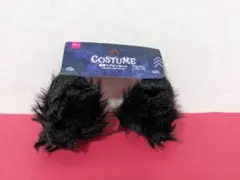 ブラック ネコミミ もふもふ 猫耳 ファー ヘアピン 黒 1セット ハロウィン