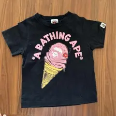 美品⭐️BAPE KIDS アイスクリームTシャツ ブラック 90cm正規品のサムネイル