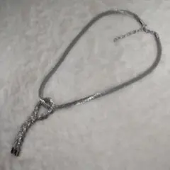 GOLDETTE ネックレス チェーン シルバー リボンモチーフ - メルカリ