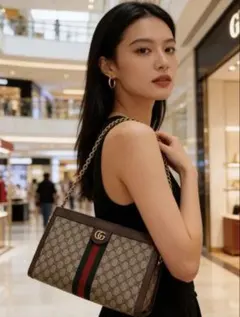 GUCCI オフィディア GGスプリーム チェーンショルダーバッグ