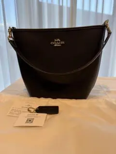 ✨美品✨COACH ショルダーバッグ レザーシティバケットバッグ ブラック
