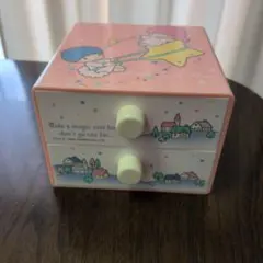 キキララ　リトルツインスターズ　小物入れ　レトロ