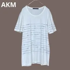AKM　コンテンポラリー　メンズ　Tシャツ　M　ホワイト　b6f041のサムネイル