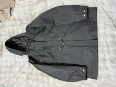 【ikka】フード付きマウンテンパーカー ブラック　M