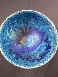 中国，茶碗，茶器，茶具，青紫色の陶器製茶碗