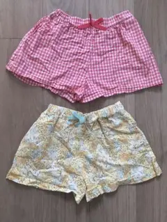 花柄ユニクロ　ショートパンツ　キュロット　リバティ