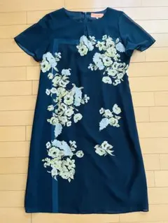 SunaUna スーナウーナ パネルプリントワンピース 花柄　サイズ40