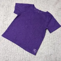 ページボーイ　新品同様　花柄レース　半袖　Tシャツ ブラウス　パープル　フリー