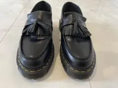 Dr. Martens タッセルローファー 厚底 ブラック イエローステッチ