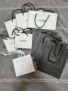 DIOR CHANEL JO MALONE ショップ袋 10枚セット